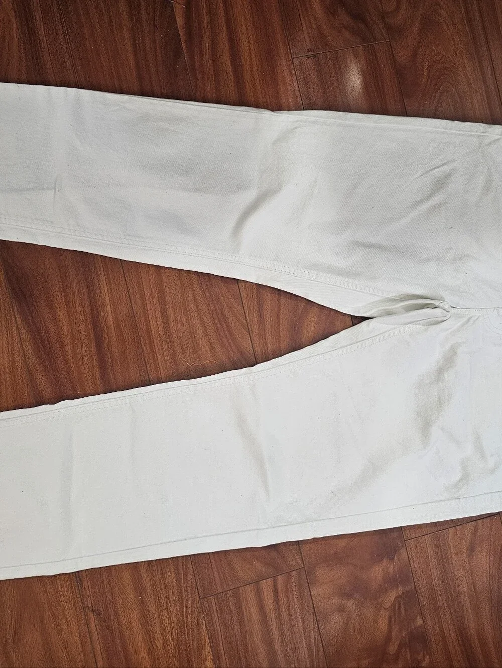 Levi's 541 Athletic Taper White Jeans Mens 34x32 Stretch Denim Pants Red Tab